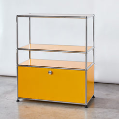 USM Haller Storage Unit in Golden Yellow at Home FortyFour Toronto Canada In Stock Ready to Ship