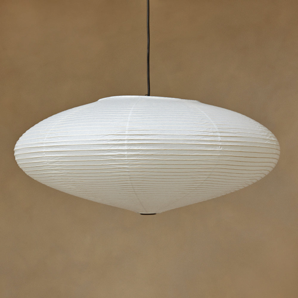 Japanese Style Saucer-Shaped Paper Lamp Shade 63cm / 25in Akari 26A 21A Isamu Noguchi