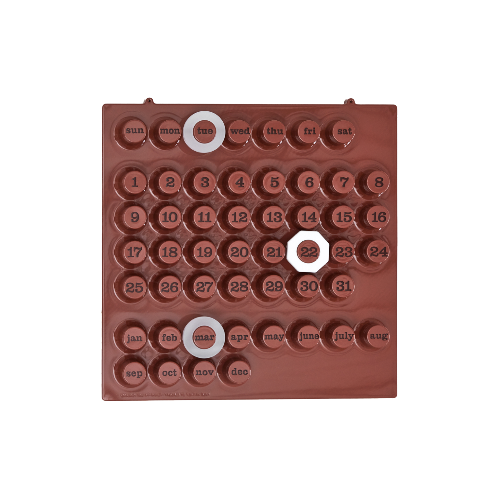 Perpetual Wall Calendar Limited Edition - Café Mousse