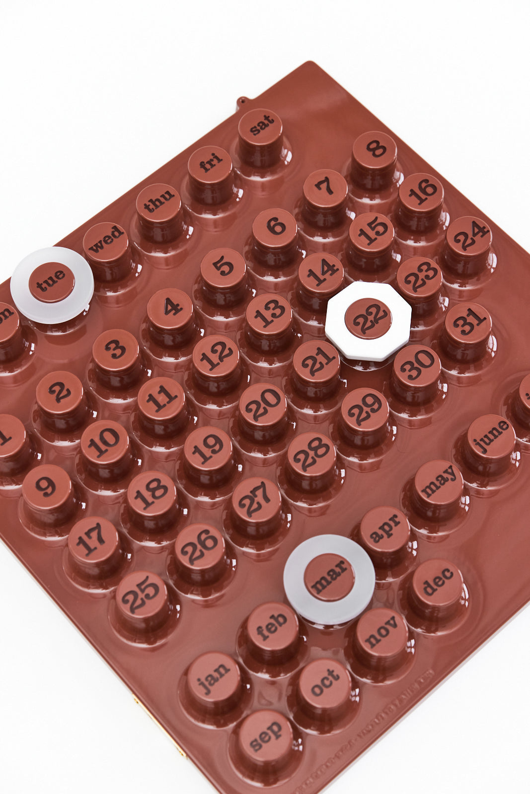 Perpetual Wall Calendar Limited Edition - Café Mousse