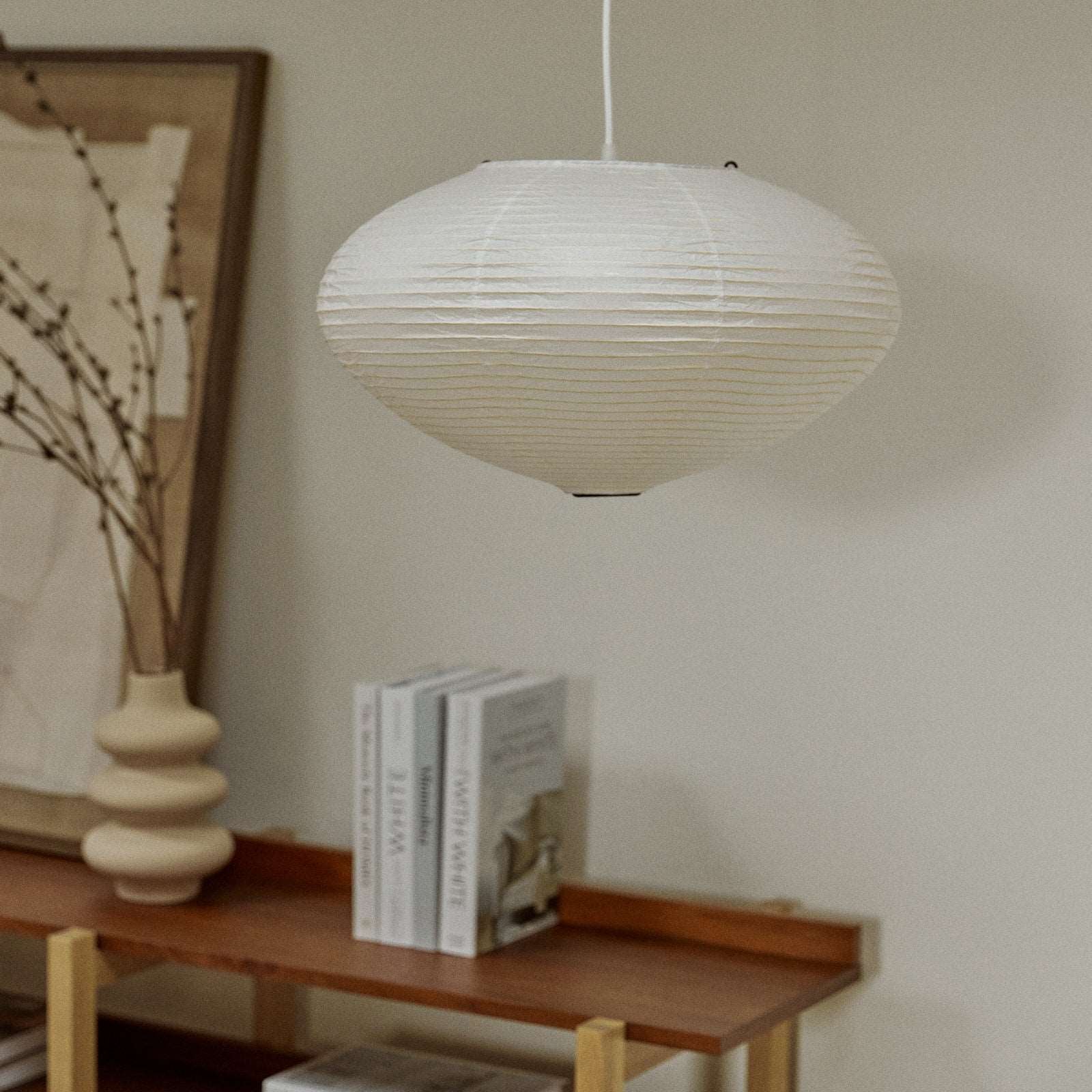 Japanese Style Saucer-Shaped Paper Lamp Shade 45cm