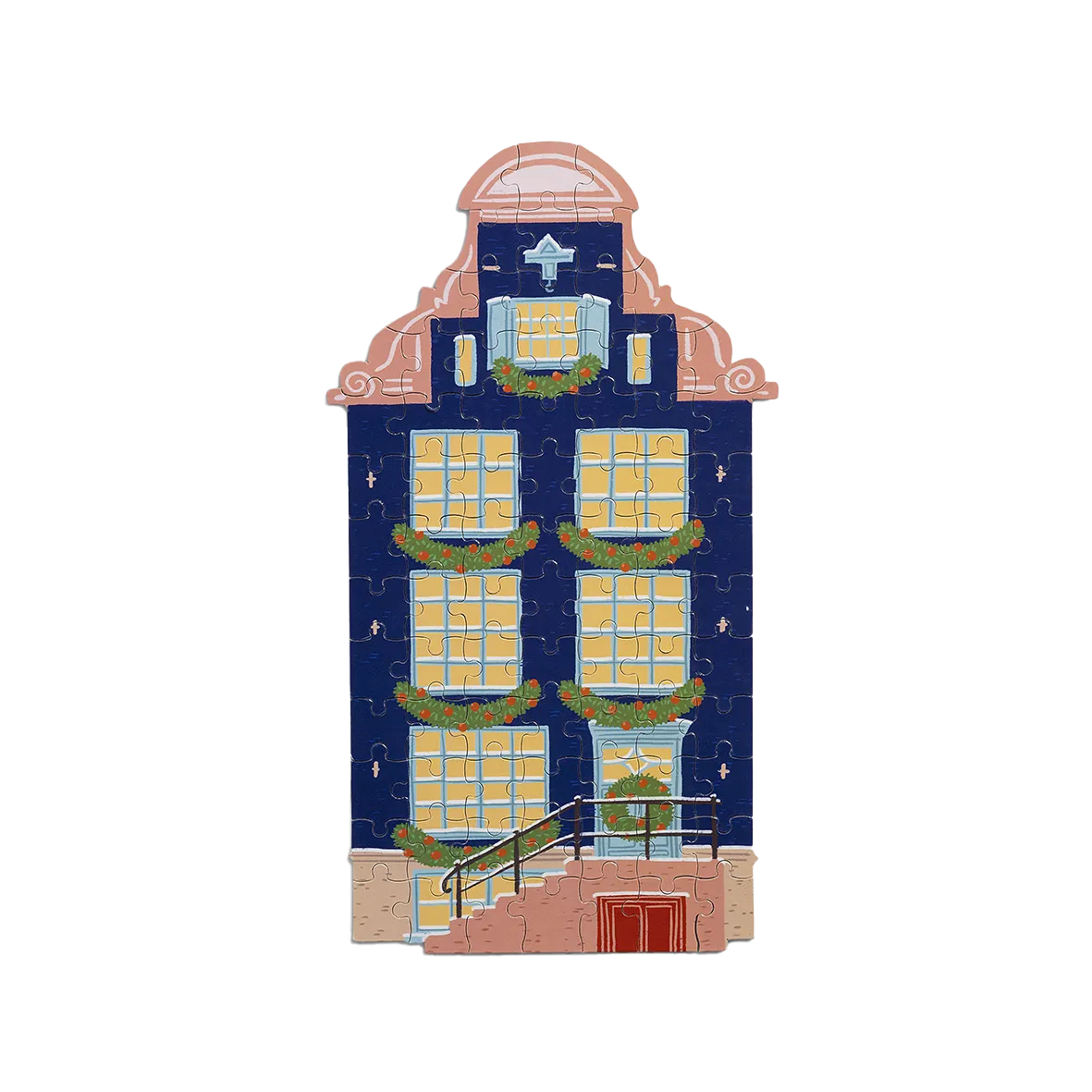 Puzzle canal house wave