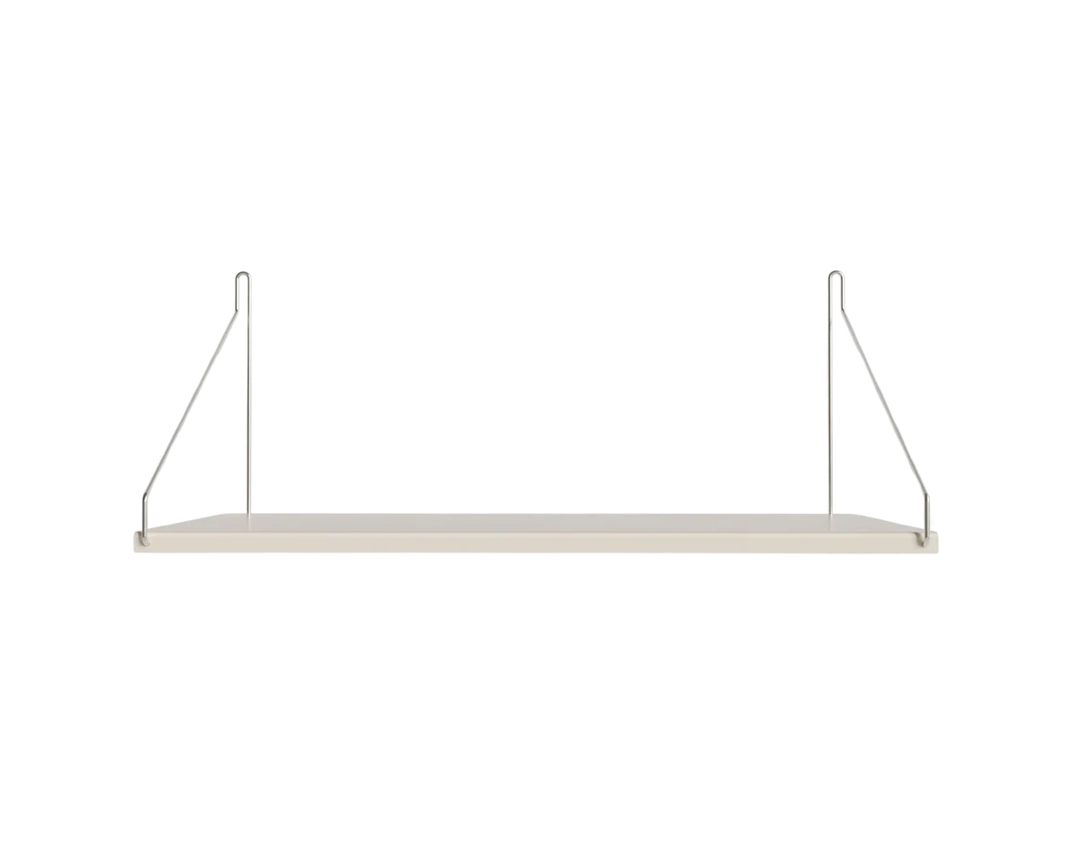 Single Shelf - Warm White Steel